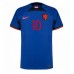 Netherlands Memphis Depay #10 Replica Away Stadium Shirt World Cup 2022 Short Sleeve